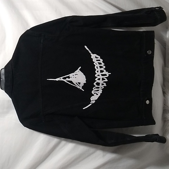 SALE! G-Eazy Signature Series Scary Nights Black Jean Jacket Sz.M Unisex